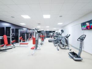 Posilovna ve fitness centru Relax21 Uherský Ostroh – Vstup do posilovny