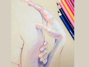 Online kurzy kreslení – 29 různých kurzů v pohodlí domova – Rameno pastelkou moderně a od začátku – online kurz