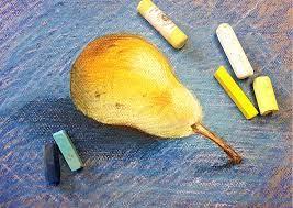 Online kurzy kreslení - 29 různých kurzů v pohodlí domova - Hruška pastelem snadno a krásně - online kurz