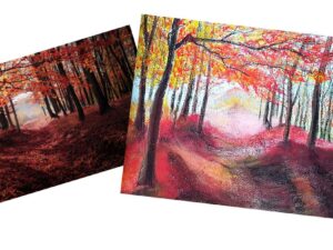 Online kurzy kreslení – 29 různých kurzů v pohodlí domova – Les pastelem snadno a krásně – online kurz