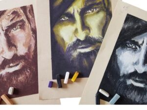 Online kurzy kreslení – 29 různých kurzů v pohodlí domova – Portrét pastelem snadno a krásně – online kurz