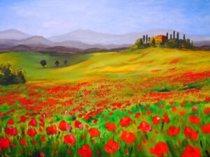 Online kurzy kreslení – 29 různých kurzů v pohodlí domova – Malujeme akrylem na plátno – online kurz