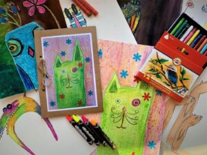 Online kurzy kreslení – 29 různých kurzů v pohodlí domova – Online kurz hravé ilustrace a techniky pro rozvoj tvořivosti