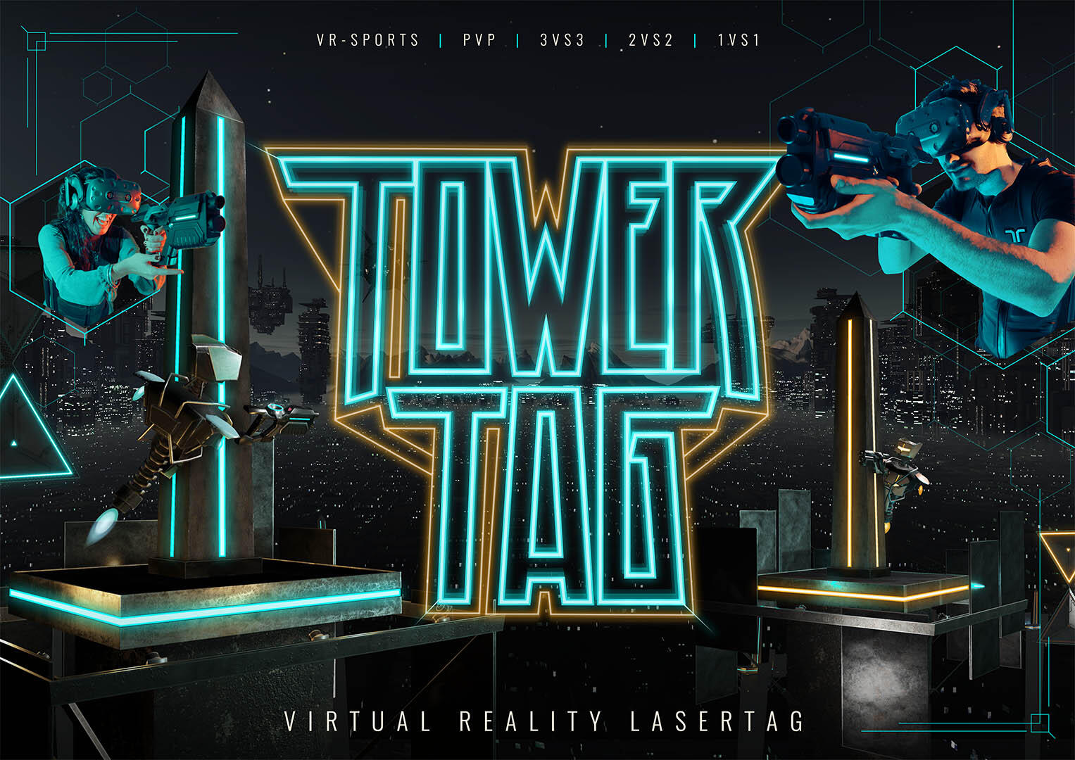 TowerTag ve VR Play Park - spojení laser game a paintballu - TowerTag - spojení laser game a paintballu - 30 minut