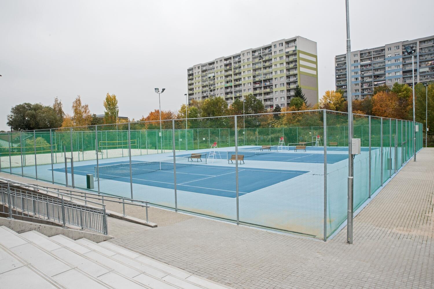 Tenis - 3 venkovní kurty v SC Řepy