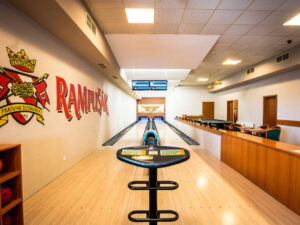 Bowling v Pivovarské hospůdce Rampušák Dobruška – 2 dráhy