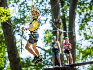 Lanový park Monínec – pro děti od 140 cm