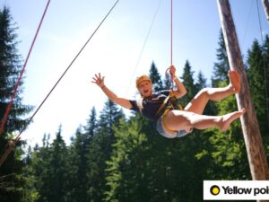 Obří houpačka v Adventure parku Špindlerův Mlýn – seskočte z výšky 17m