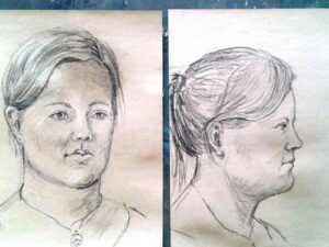 Jednodenní kurz – Portrét tužkou nebo uhlem