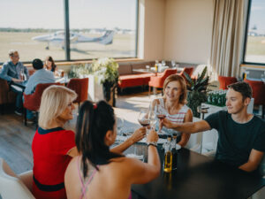 Rodinný oběd s vyhlídkovým letem