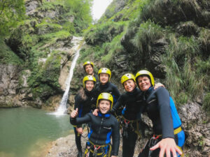 Canyoning ve Slovinsku