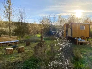 Pobyt v maringotce pro dva kousek od Berouna