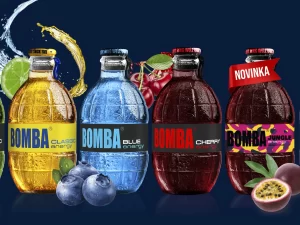 Sety 10 energetických drinků Bomba, až 6 příchutí