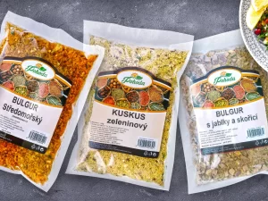 Ochucený kuskus a bulgur pro rychlý a zdravý oběd