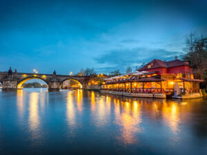 Degustační menu na Kampě