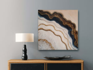 Kurz lití epoxidové pryskyřice: moře s mechem nebo abstrakce