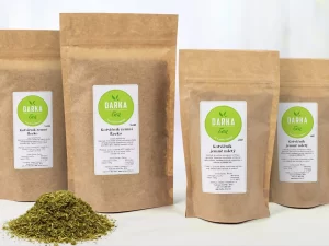 Kotvičník zemní: sušená i jemně mletá nať