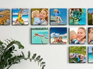Fotostěna se 1–8 obrazy, které nemusíte vrtat