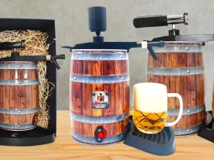 Znovuplnitelné 5l soudky s pípou a pivem Svijany