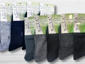 10 párů vysokých unisex bambusových ponožek