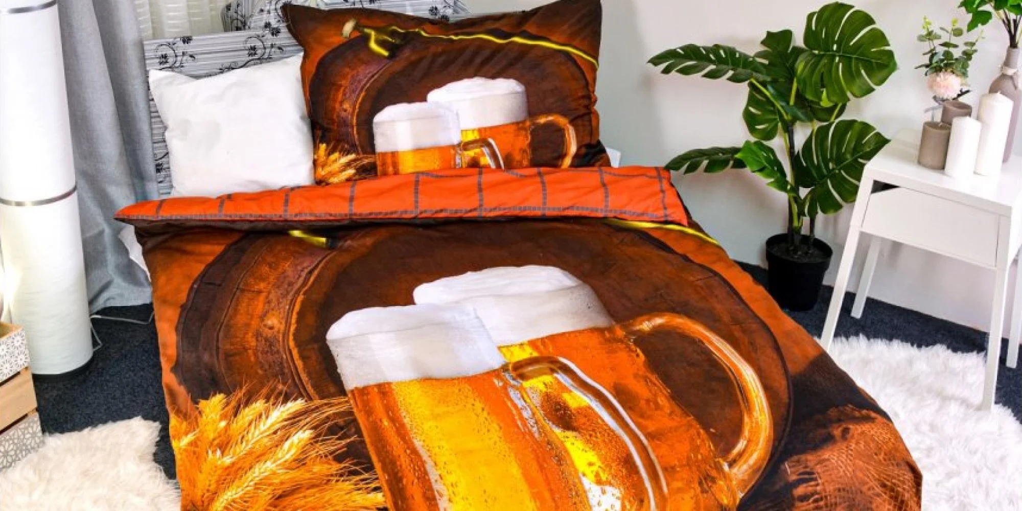 Kvalitní povlečení z mikrovlákna s 3D potiskem