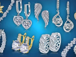 Třpytivé náušnice a náramky La Diamantina