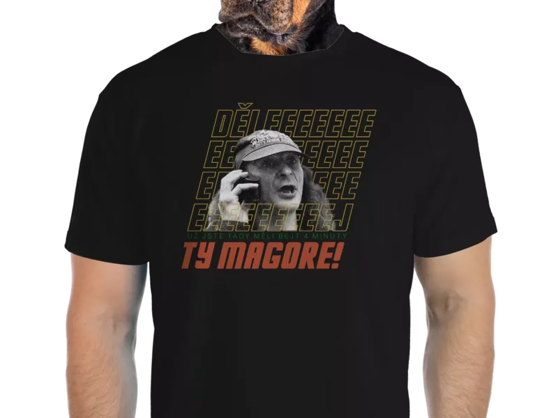 Vtipné tričko Bastard: Jiří Kára