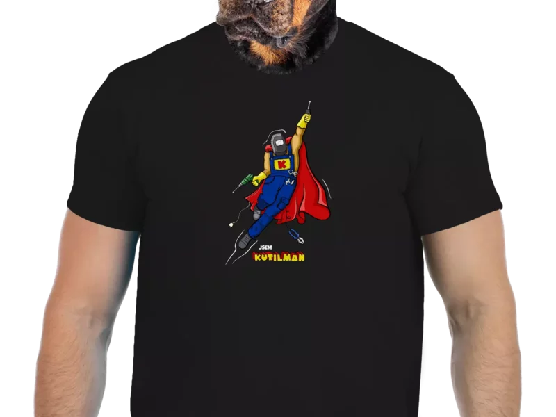 Vtipné tričko Bastard: Kutilman