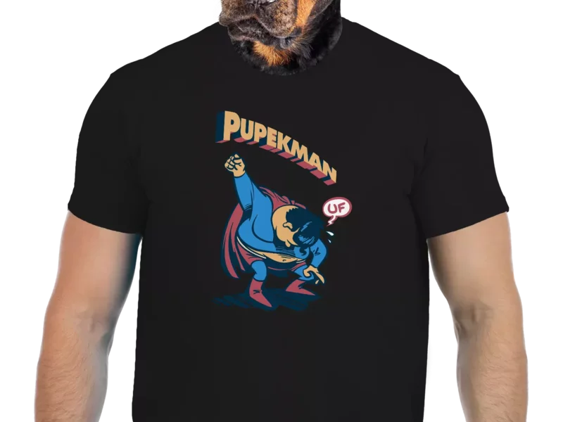 Vtipné tričko Bastard: Pupekman