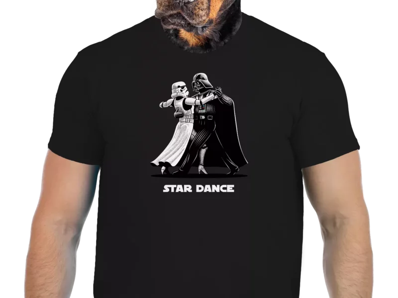Vtipné tričko Bastard: Star Wars tanečníci