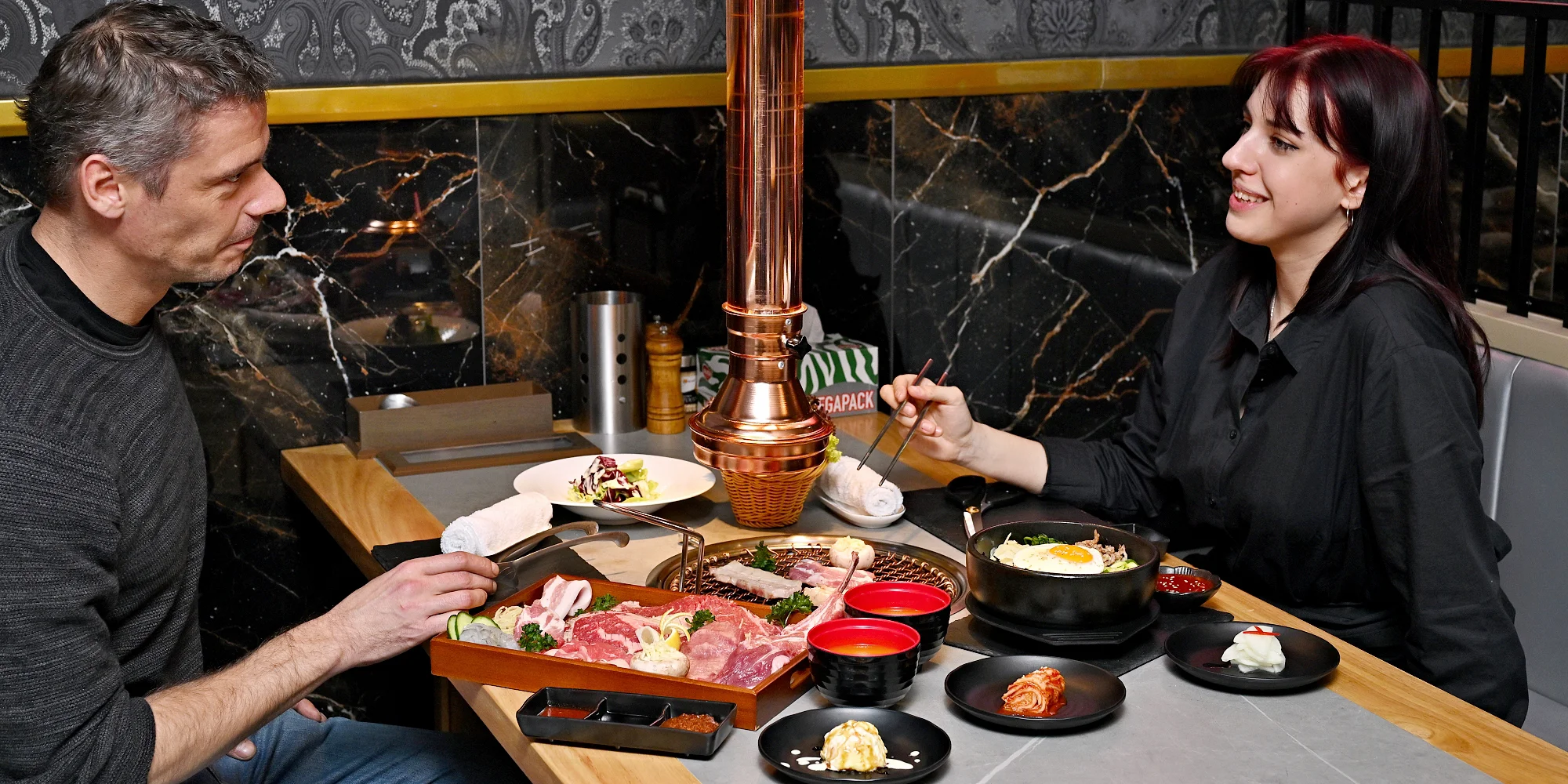 Korejské BBQ: hovězí Wagyu, bůček i krevety pro 2-4 osoby - Obrázek 10