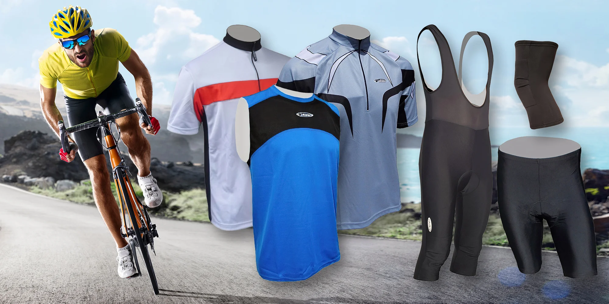Cyklistické dresy a kraťasy pro pány i dámy