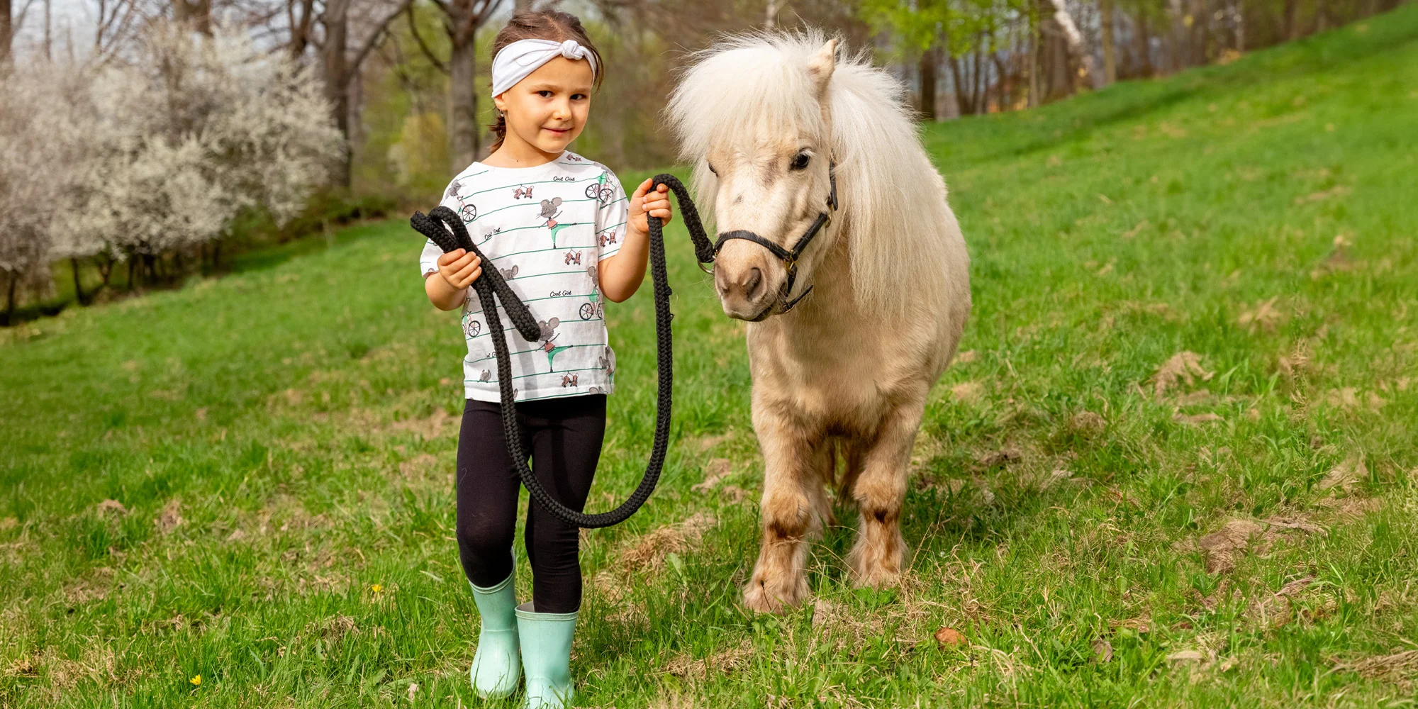 Procházka s kozou či poníkem nebo prohlídka farmy
