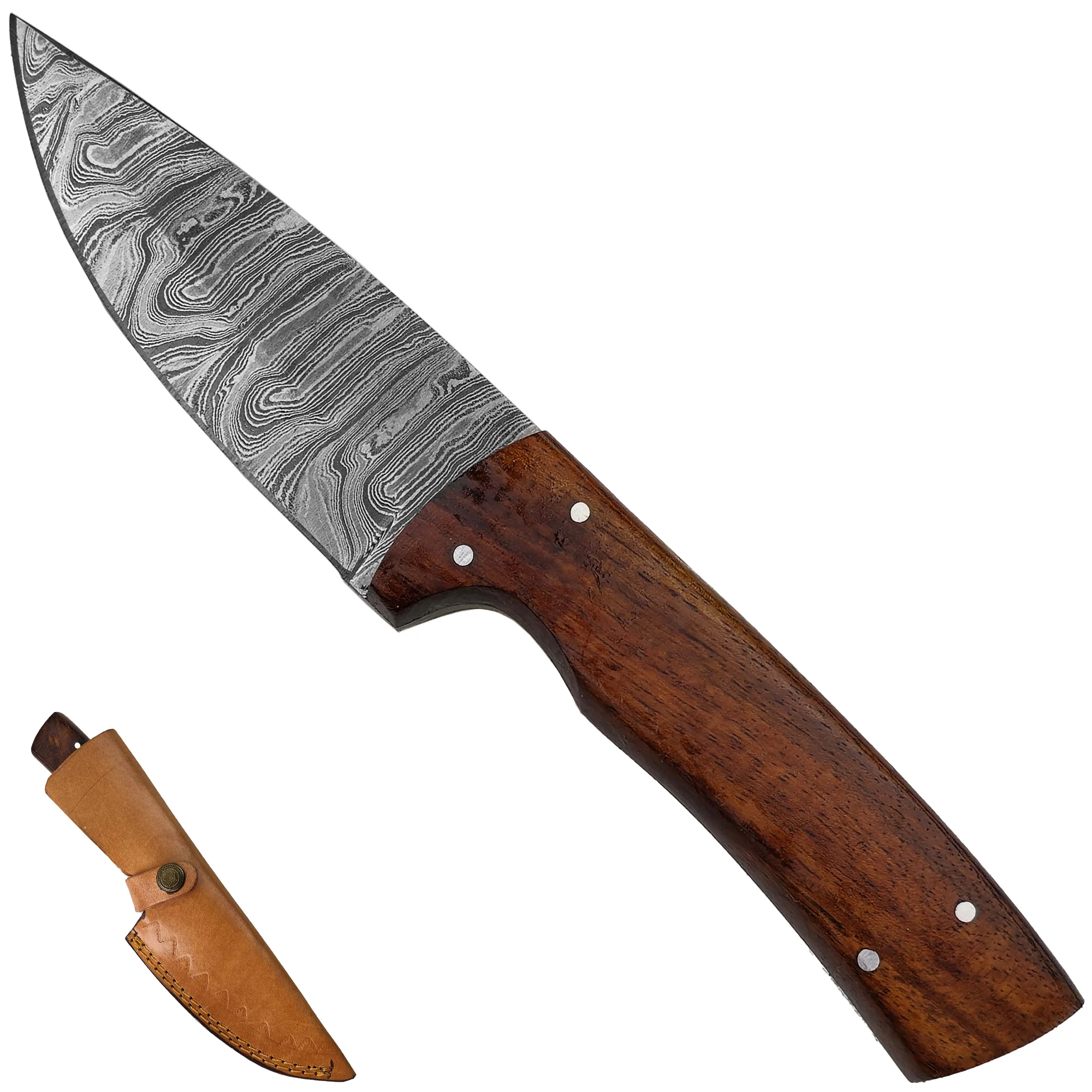 Nože z damaškové oceli: japonský, lovecký i zavírací - Obrázek 3
