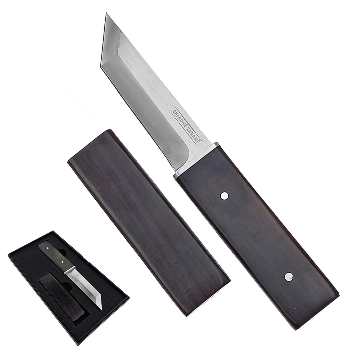 Nože z damaškové oceli: japonský, lovecký i zavírací - Obrázek 10