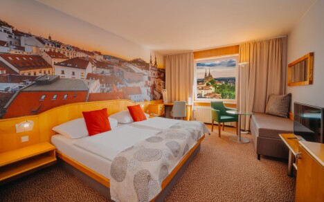 Brno přímo v centru ve vyhlášeném Cosmopolitan Bobycentru **** s polopenzí, wellness a neomezeným fitness - Obrázek 2