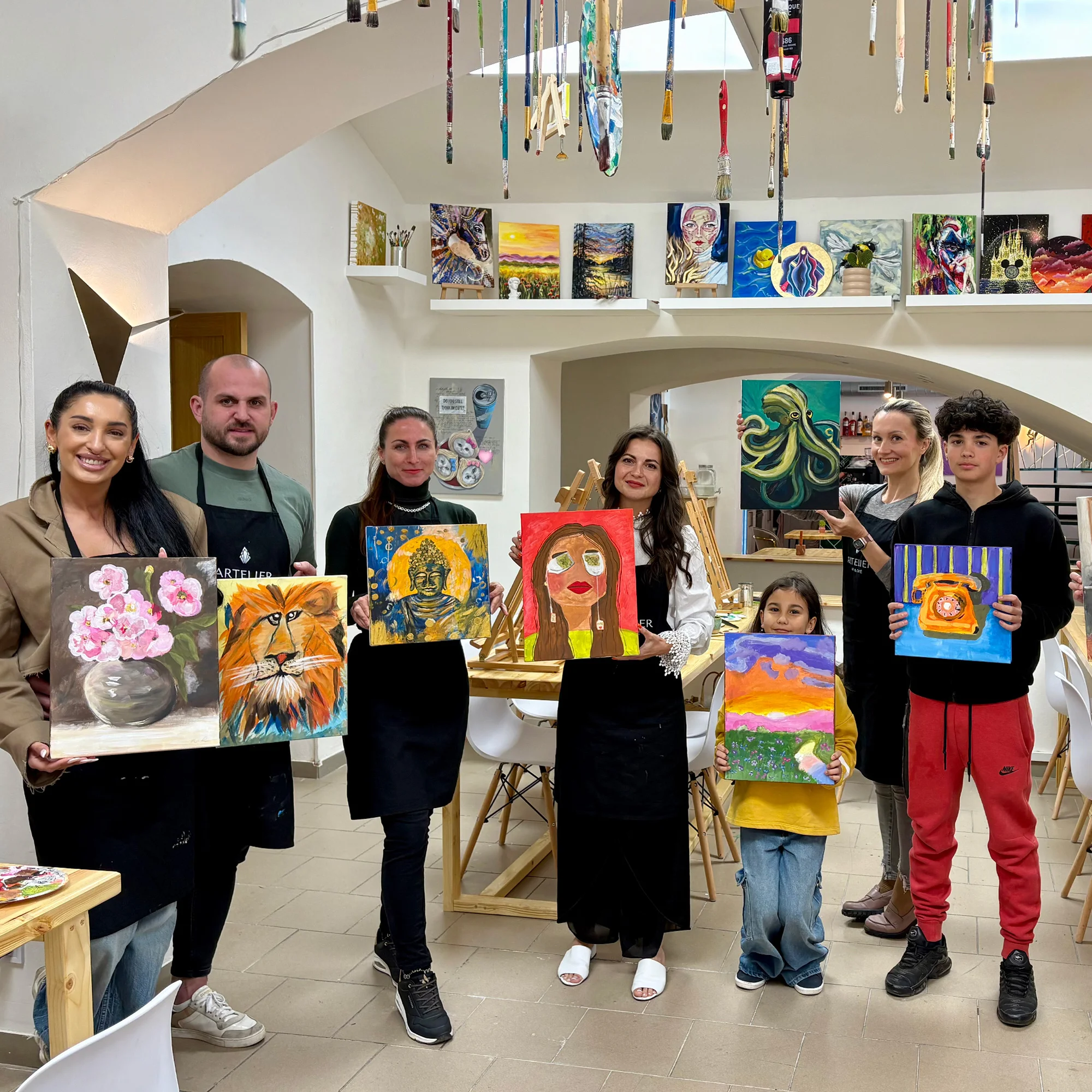 Jakýkoli výtvarný kurz v ateliéru s kavárnou u Jiřáku - Obrázek 2