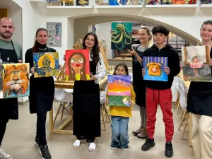 Jakýkoli výtvarný kurz v ateliéru s kavárnou u Jiřáku