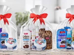 Balíčky vlasové kosmetiky Milva k podpoře růstu