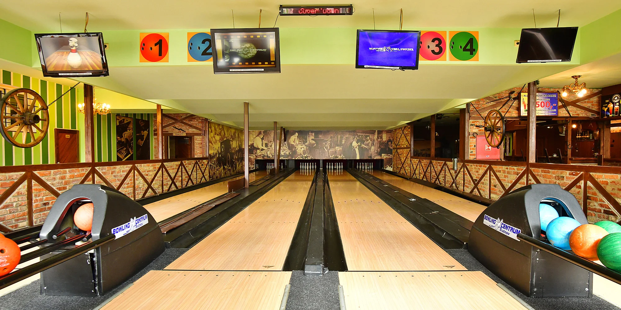 Masové koryto pro 2–6 osob i s hodinou bowlingu - Obrázek 3