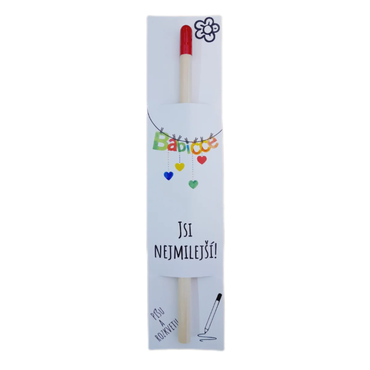 Kvetoucí tužka v dárkovém balení s věnováním - Obrázek 3