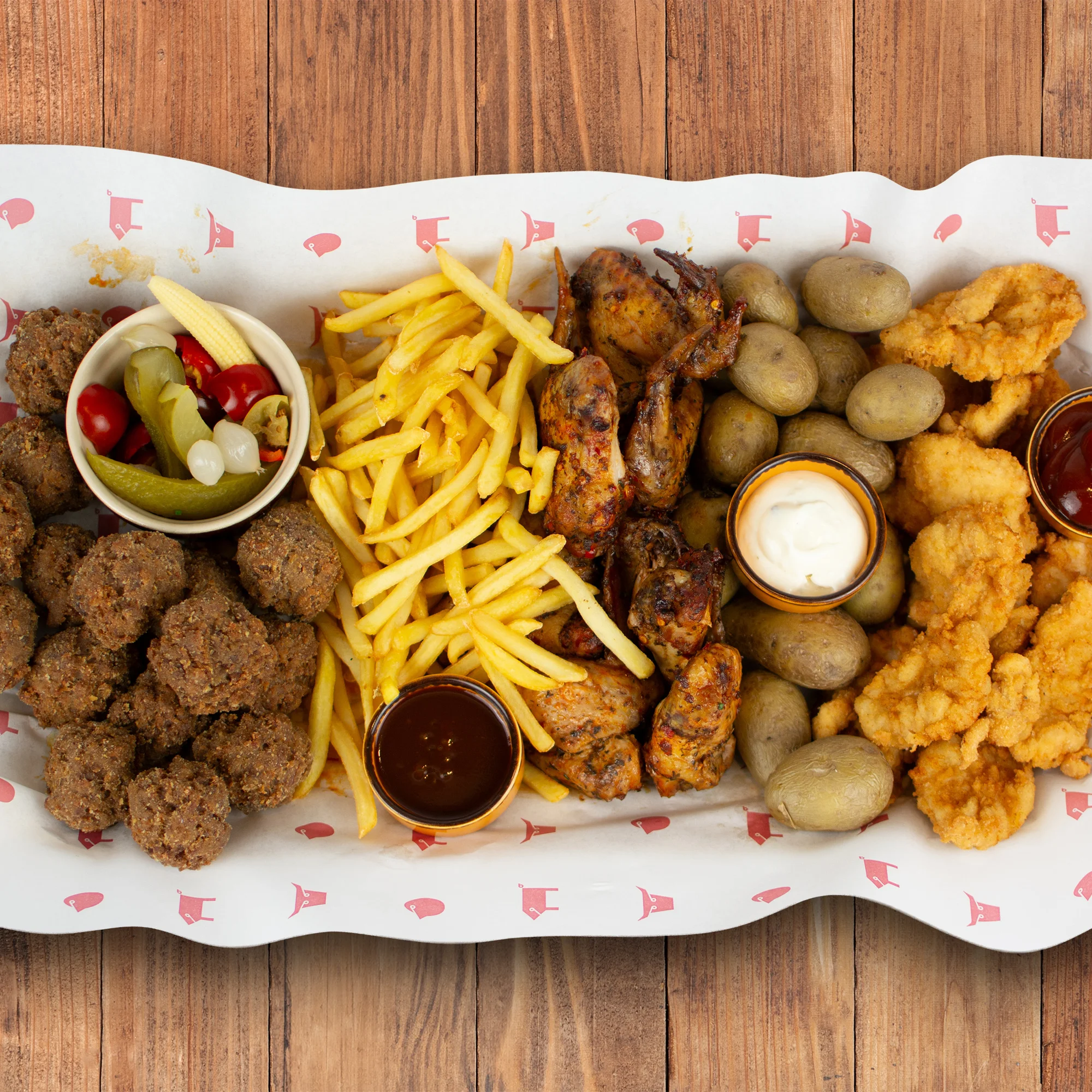 Masové koryto pro 2–6 osob i s hodinou bowlingu - Obrázek 2