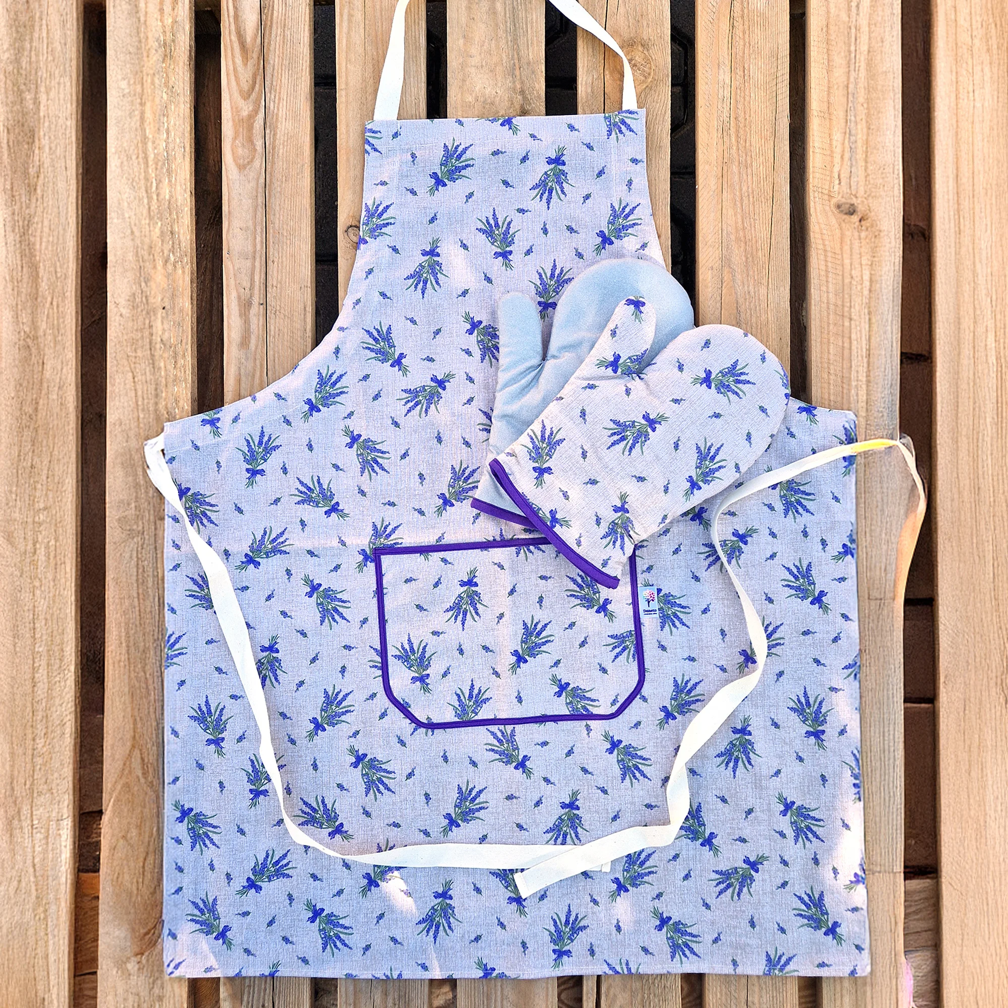 Set zástěry a 2 chňapek v dárkovém balení - Obrázek 2