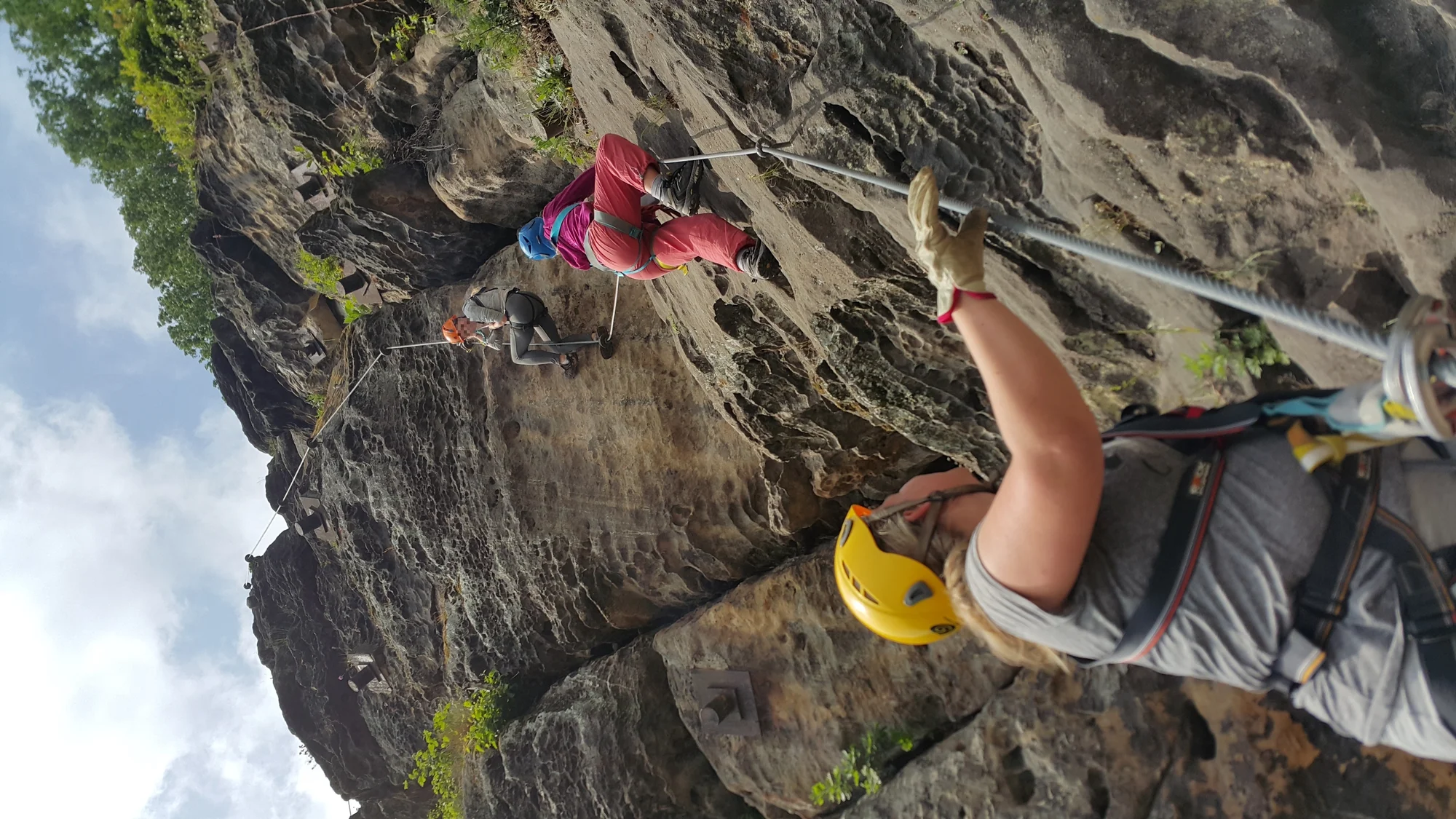 Kurz lezení via ferraty na Bezděčínských skalách - Obrázek 9