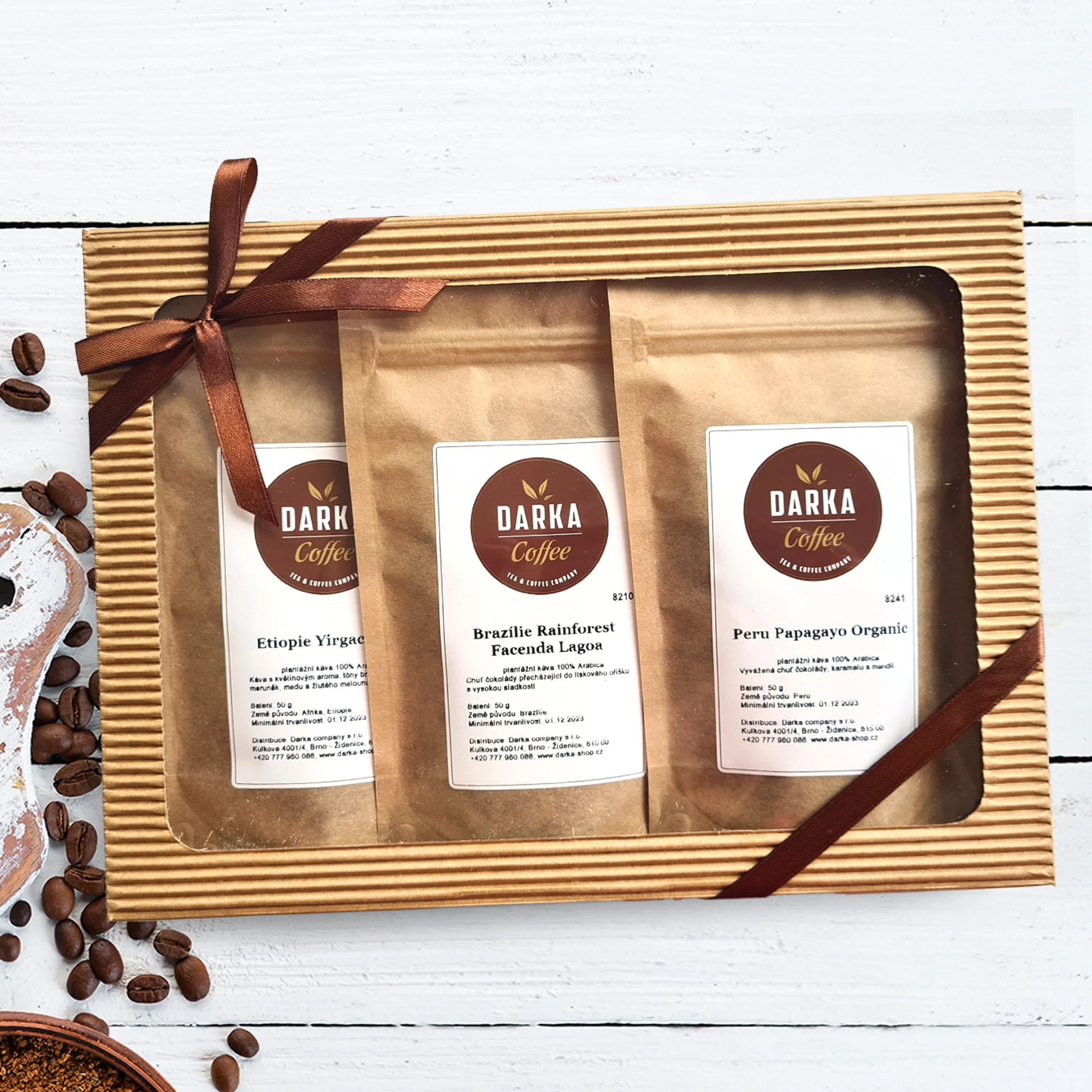 Dárkové degustační balíčky výběrové zrnkové kávy - Obrázek 2