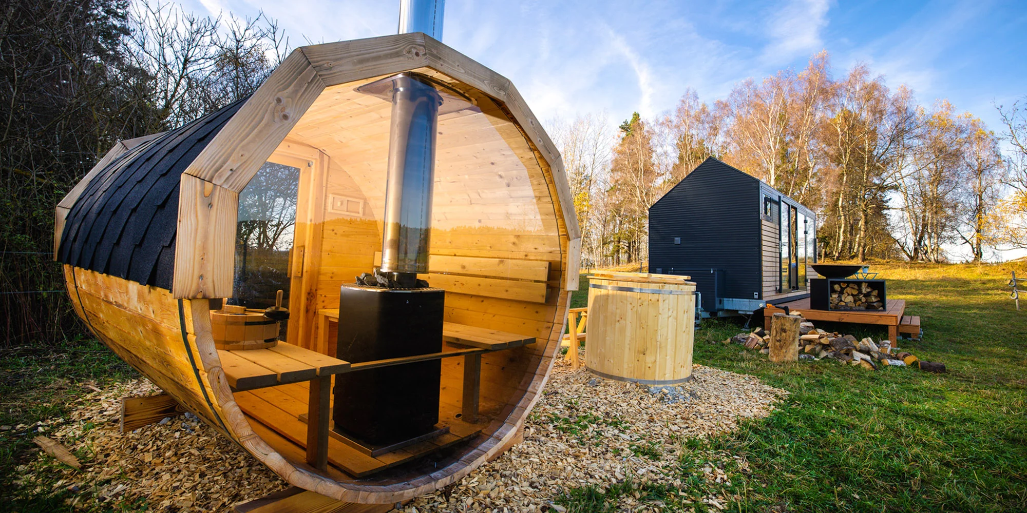 Glamping u Lipna: tiny house se saunou a grilem - Obrázek 4