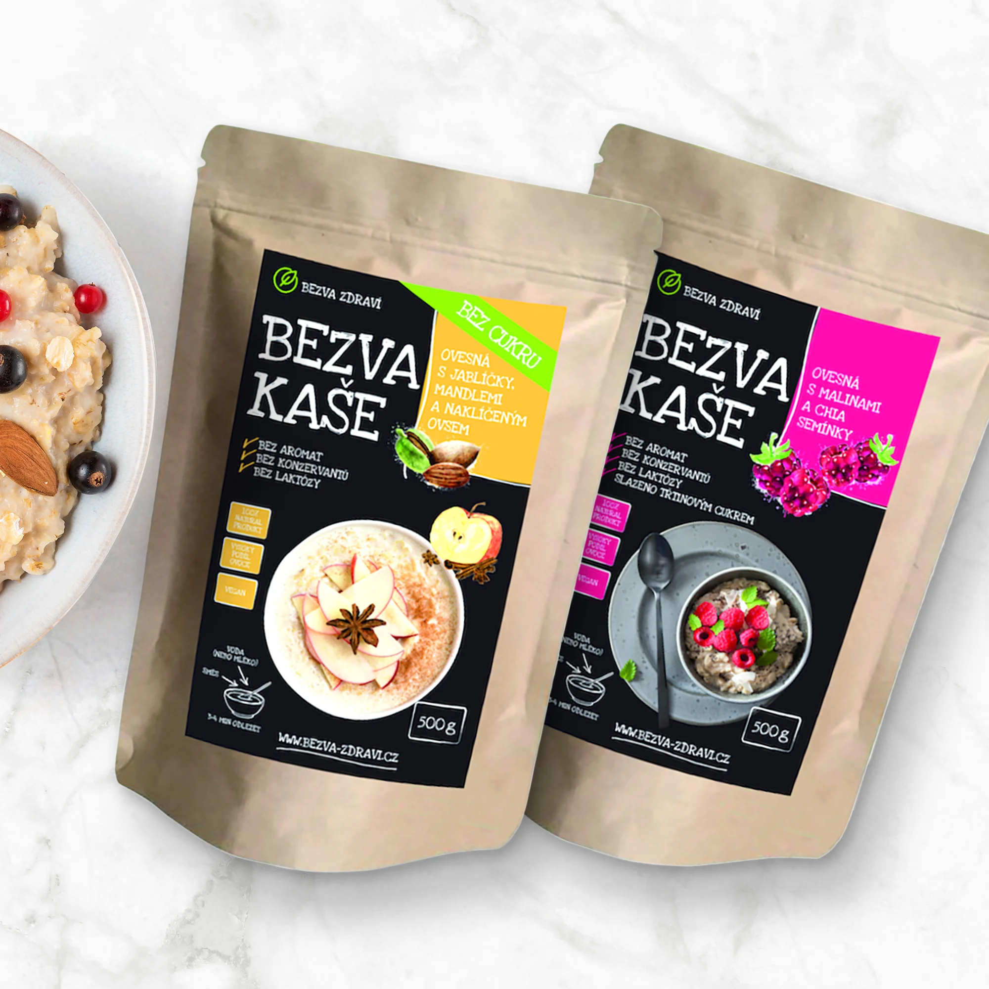 Ovesné, bezlepkové i detox kaše bez chemie a aromat - Obrázek 2