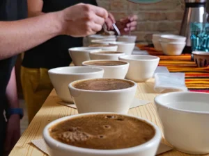 Cupping: ochutnávka káv s výkladem pro 1-4 osoby