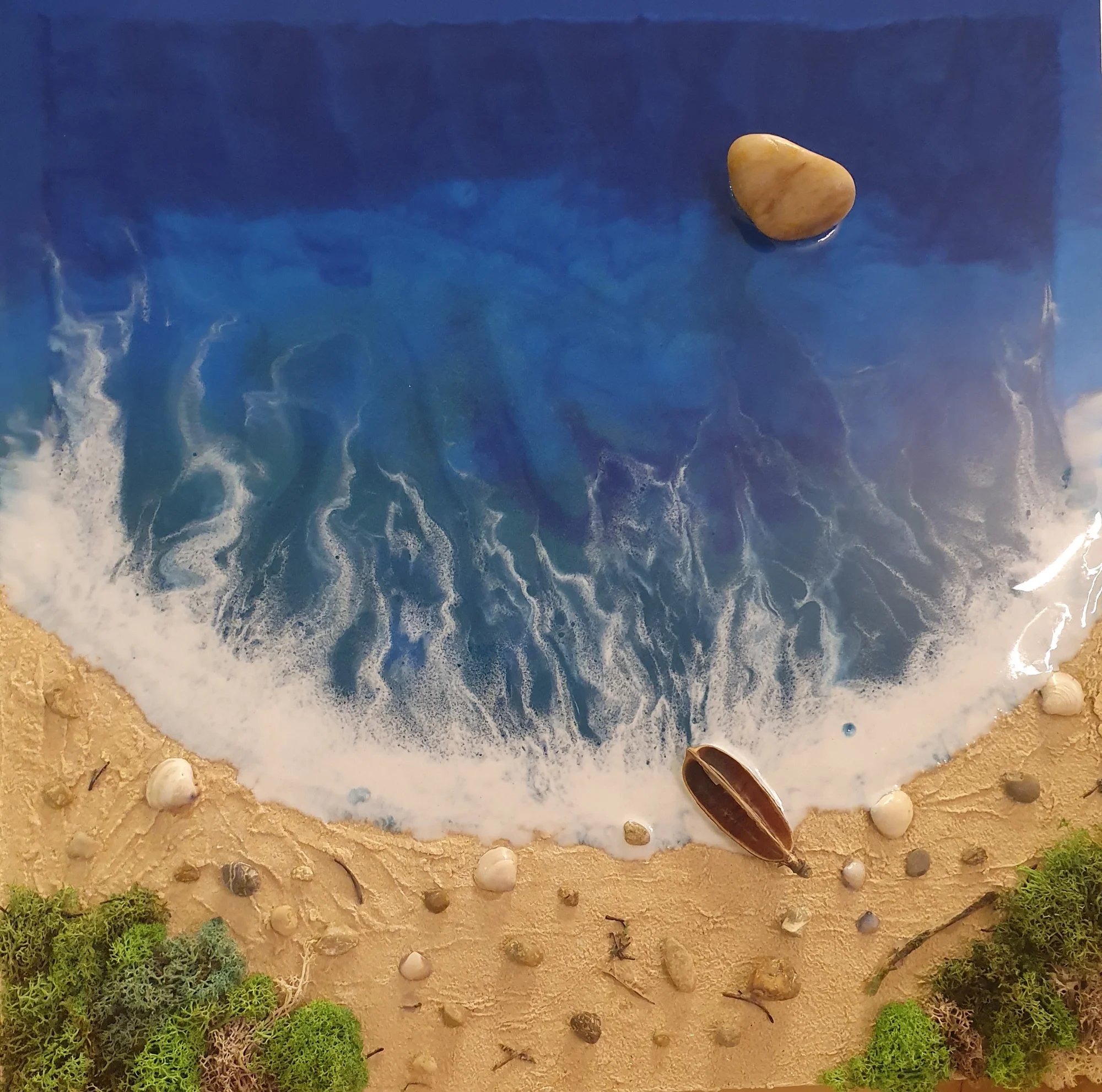 Kurz výroby z pryskyřice: prkénka, podtácky, obrazy - Obrázek 10