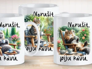 Pro kočičí mámy a táty: keramické hrnky s potiskem